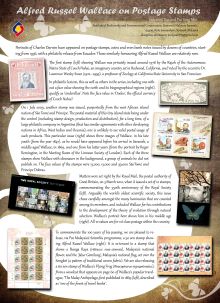 Alfred Russel Wallace on Postage Stamps